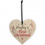 PERSONALISED Baby First Christmas Tree Decoration Bauble Gift