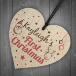 PERSONALISED Baby First Christmas Tree Decoration Bauble Gift