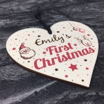 PERSONALISED Baby First Christmas Tree Decoration Bauble Gift