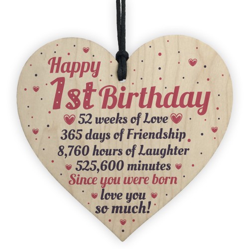 Happy 1st First Birthday Baby Daughter Son Grandson Grandaughter