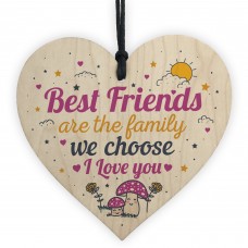 Best Friends Friendship Gift Idea Handmade Wooden Sign Keepsake