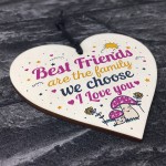 Best Friends Friendship Gift Idea Handmade Wooden Sign Keepsake