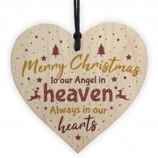 Christmas In Heaven Heart In Memory Dad Mum Memorial Xmas Tree
