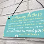 Mummy To Be From Bump Plaques Gift BABY SHOWER Baby Girl Boy