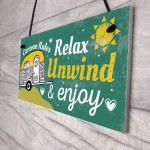 Funny Caravan Rules Sign Novelty Plaque Wall Door Friend Gifts