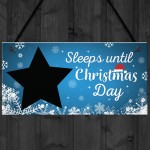 Chalkboard Christmas Countdown Activity Advent Sleeps Until Xmas