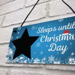 Chalkboard Christmas Countdown Activity Advent Sleeps Until Xmas