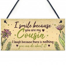 Birthday Gifts For Cousins Hanging Family Plaque Funny Thank You