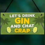 Novelty Gin Wall Sign Funny Bar Pub Man Cave Kitchen Plaque Gift