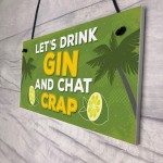 Novelty Gin Wall Sign Funny Bar Pub Man Cave Kitchen Plaque Gift