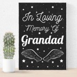 hristmas In Memory Of Dad Grandad Angel Grave Memorial Plaque