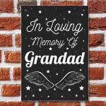 hristmas In Memory Of Dad Grandad Angel Grave Memorial Plaque