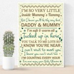 Baby Shower Thank You For Coming Table Wall Plaque Decoration