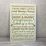 Baby Shower Thank You For Coming Table Wall Plaque Decoration