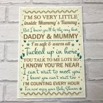 Baby Shower Thank You For Coming Table Wall Plaque Decoration