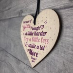 THANK YOU Gift For Best Friend Wooden Heart Christmas Keepsake