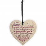Thank You Gift For Best FRIEND Heart Christmas Friendship Gift 