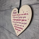 Thank You Gift For Best FRIEND Heart Christmas Friendship Gift 