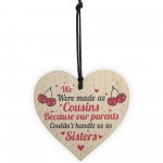 Funny Best COUSIN Sister Gift Heart Christmas Friendship Gift