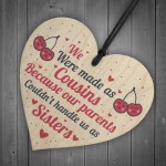 Funny Best COUSIN Sister Gift Heart Christmas Friendship Gift