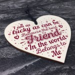 Best Friend Heart Friendship Friend Christmas Birthday Presents