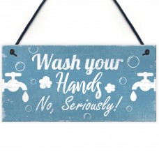 Nautical Bathroom Door Sign Wash Your Hands Funny Toilet Loo