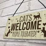 Cat Signs For Home Funny Cat House Sign Gate Door Plaque Gifts