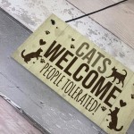 Cat Signs For Home Funny Cat House Sign Gate Door Plaque Gifts