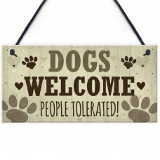 Funny Dog Sign For Home Pet Gifts For Dog Lovers Hanging Sign