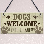 Funny Dog Sign For Home Pet Gifts For Dog Lovers Hanging Sign