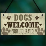 Funny Dog Sign For Home Pet Gifts For Dog Lovers Hanging Sign