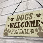 Funny Dog Sign For Home Pet Gifts For Dog Lovers Hanging Sign