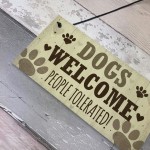 Funny Dog Sign For Home Pet Gifts For Dog Lovers Hanging Sign
