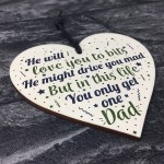 Funny Gifts For Dad Heart Daddy Father Birthday Gift Keepsake