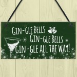  Funny Gin Sign Hanging Plaque Christmas Decoration Xmas Gifts