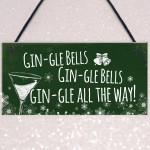  Funny Gin Sign Hanging Plaque Christmas Decoration Xmas Gifts