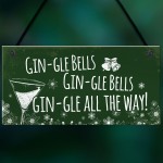  Funny Gin Sign Hanging Plaque Christmas Decoration Xmas Gifts