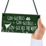  Funny Gin Sign Hanging Plaque Christmas Decoration Xmas Gifts