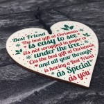 Christmas Gifts For Friend Christmas Card Friendship Thank You