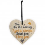 Best Friend Family Friendship Gift Wooden Heart Sign Birthday
