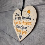 Best Friend Family Friendship Gift Wooden Heart Sign Birthday