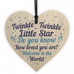 Baby Shower Party Gift Baby Girl Boy Wooden Heart Mum Dad Gift Baby Shower Party Gift Baby Girl Boy Wooden Heart Mum Dad Gift