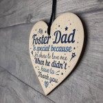 Foster Parent Mum Gift Step Dad Father Heart Sign Christmas Gift