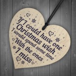 Christmas Wish Tree Decoration Hanging Wooden Bauble Sign Gift