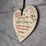 Robin Redbreast Christmas Tree Decoration Mum Dad Nan Memorial 