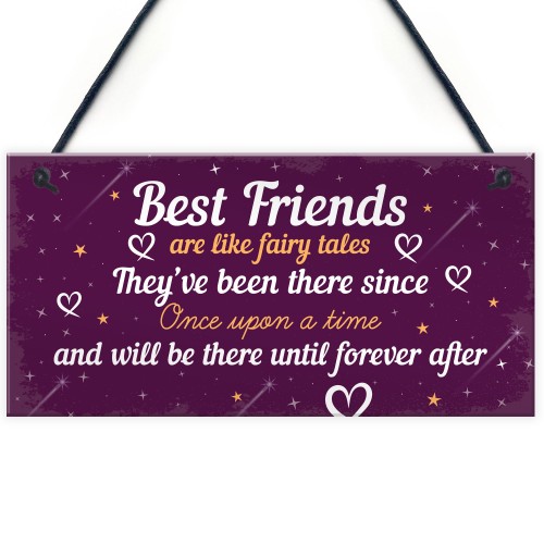 Birthday Gift For Best Friend Hanging Plaque Christmas Card Gift