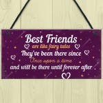 Birthday Gift For Best Friend Hanging Plaque Christmas Card Gift