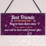 Birthday Gift For Best Friend Hanging Plaque Christmas Card Gift