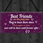 Birthday Gift For Best Friend Hanging Plaque Christmas Card Gift