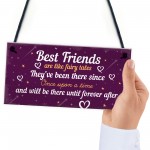 Birthday Gift For Best Friend Hanging Plaque Christmas Card Gift